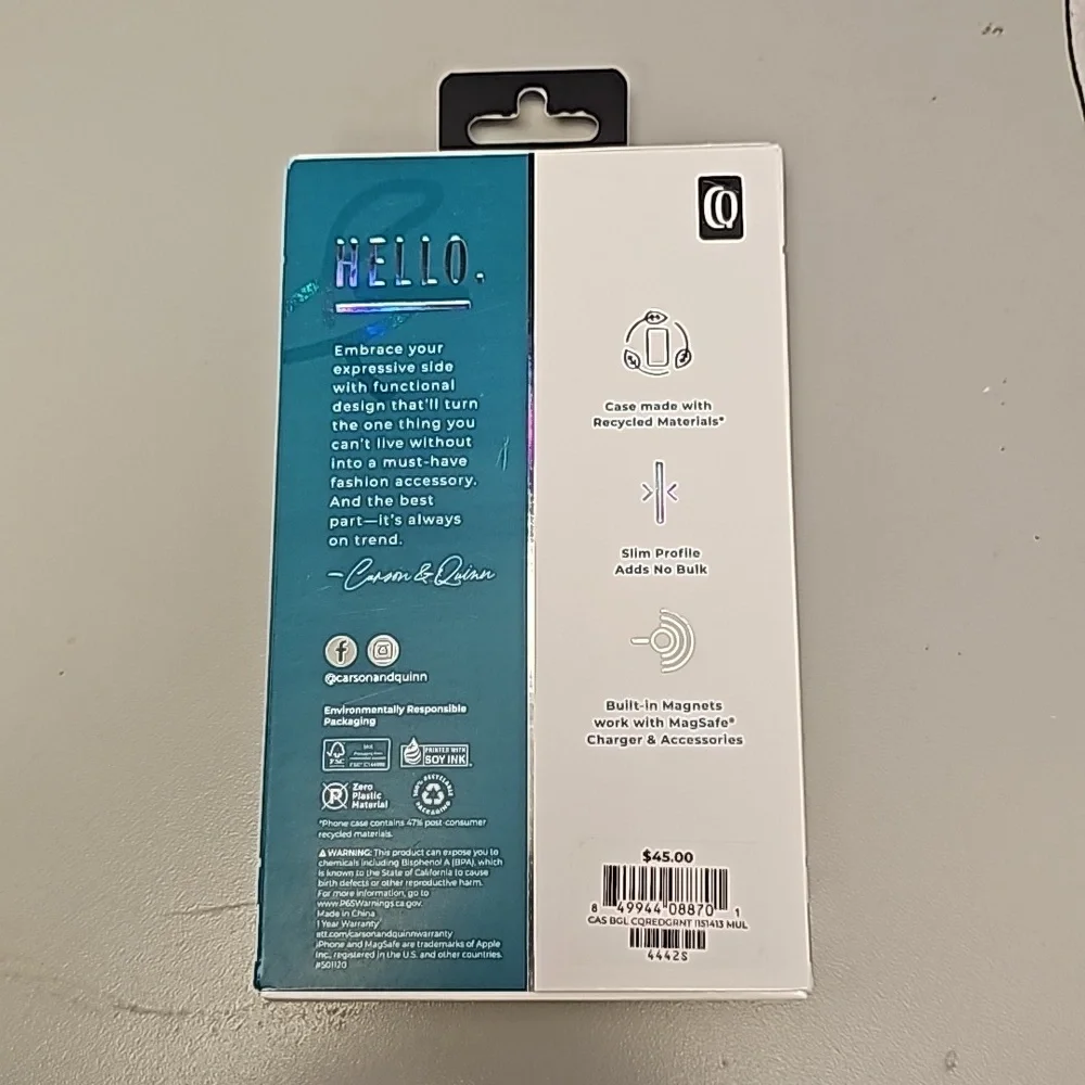 Carson&Quinn IPHONE 13/14/15 case
